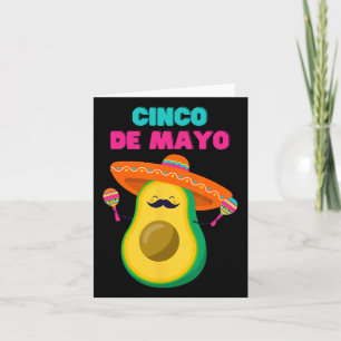 Funny Cinco De Mayo Shirt - Avocado Fiesta Karte