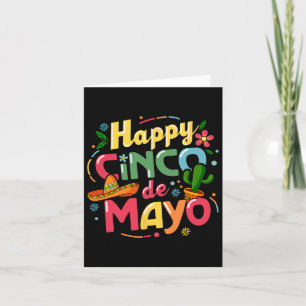 Funny Cinco De Mayo Shirt Lasse Fiesta Squad 5 De  Karte