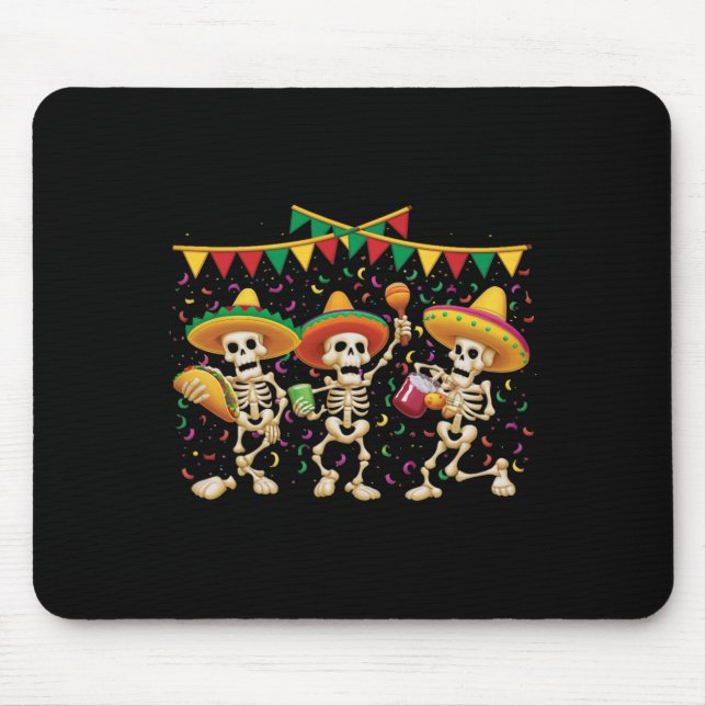 Funny Cinco De Mayo Shirt Mexican Fiesta Cactus Le Mousepad (Vorne)