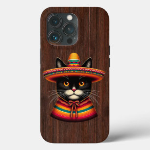 Funny Cinco De Mayo Sombrero Festiva Mexican Cat Case-Mate iPhone Hülle