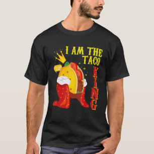 Funny Cinco De Mayo tee I Am Taco King Boy Dow