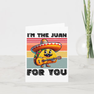 Funny Cinco De Mayo Vintag mexikanisch Ich bin der Karte