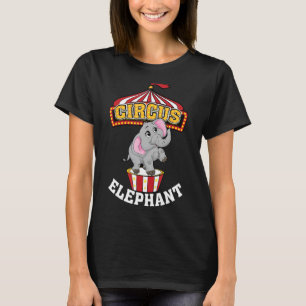 Funny Circus Elephant Cool Circus Tier Tamer Fan T-Shirt