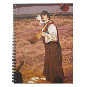 Funny Circus Flora Clown Notizblock