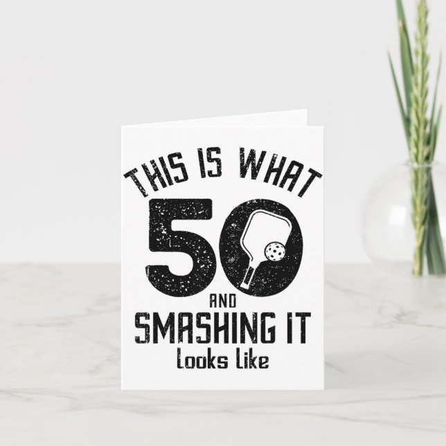 Funny Ckleball 50th Birthday 50 Years Old Love Ckl Karte (Vorderseite)