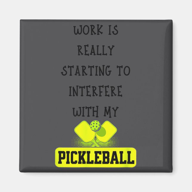 Funny Ckleball Work Quote Ckleball Lover Office Jo Magnet (Vorne)
