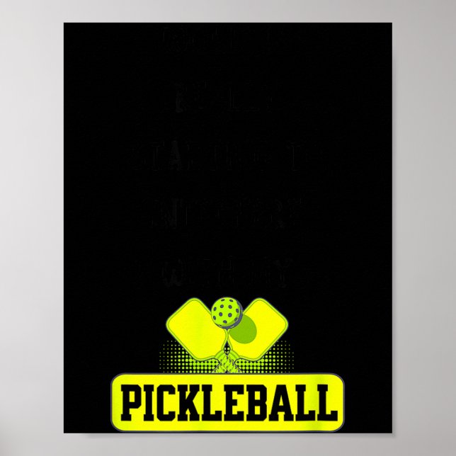 Funny Ckleball Work Quote Ckleball Lover Office Jo Poster (Vorne)
