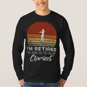 Funny Clarinet Retirement T-Shirt - Musikalischer