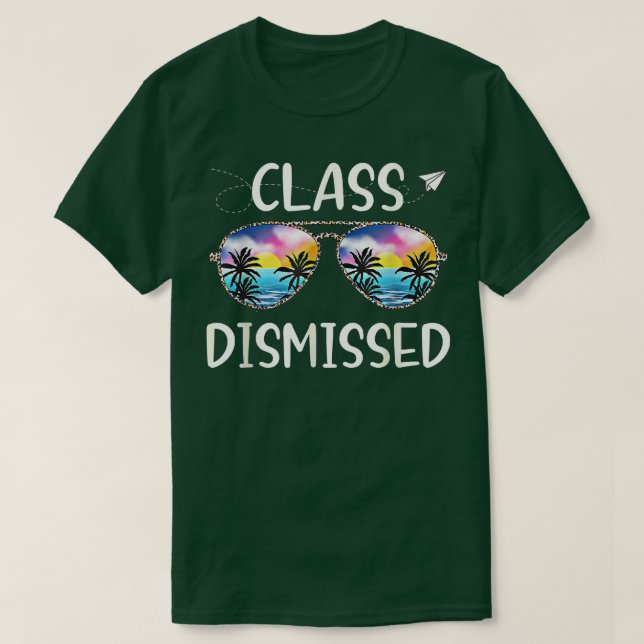 Funny Class entlässt Lehrer Goodbye School Hallo T-Shirt (Design vorne)