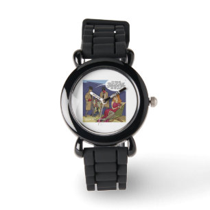 Funny Classic Relationship Cartoon Watch Armbanduhr