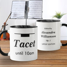 Funny Classical Music Humor Tacet Morning Rest