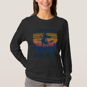 Funny Classy Hexenmeister Vintages Kostüm T-Shirt
