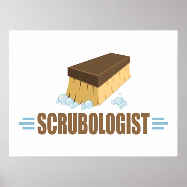 Funny Cleaning Poster (Vorne)