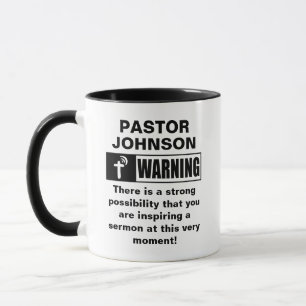 Funny Clergy Pastor Wertschätzung Tasse