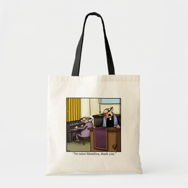 Funny Clergyman Tote Bag Gift Tragetasche (Vorne)