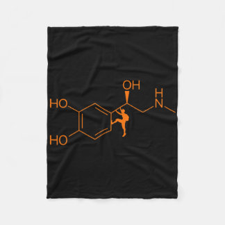 Funny Climbing Adrenaline Formula, Rock Climber  Fleecedecke