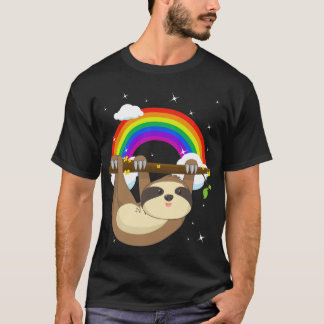 Funny Climbing Sloth LGBT Community Prix T-Shirt