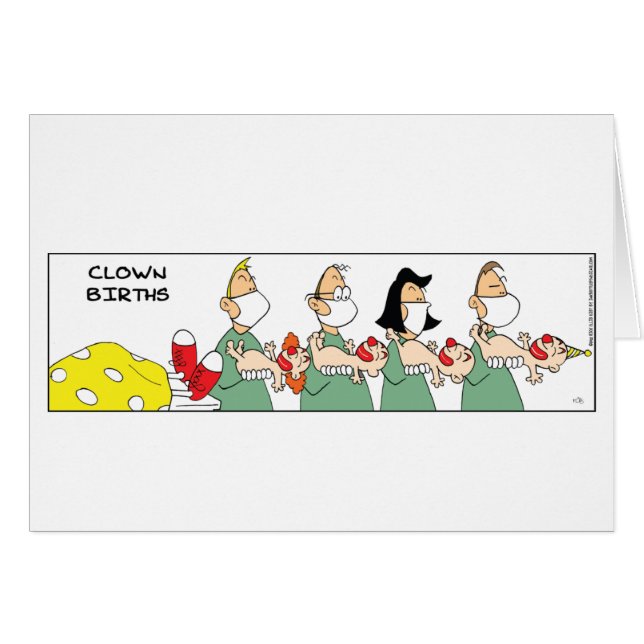 Funny Clown Birth (Vorderseite (Horizontal))