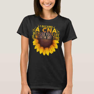 Funny CNA Design for Women Girls Certified Nursing T-Shirt