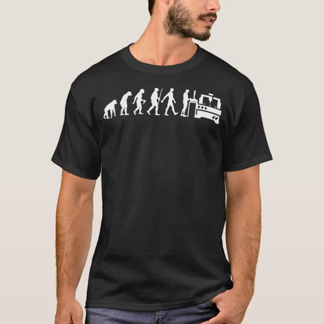 Funny CNC Operator Design Vater CNC Maschine T-Shirt (Vorderseite)