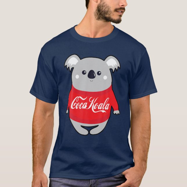 Funny Coca Koala T-Shirt (Vorderseite)