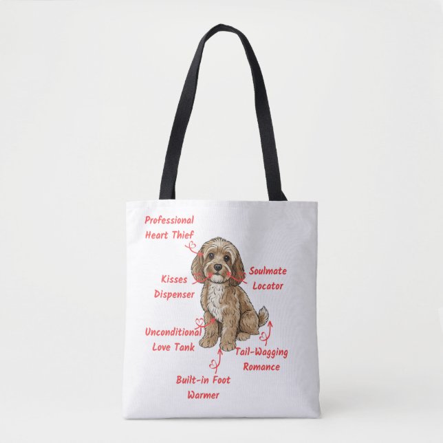 Funny Cockapoo Anatomy - Unique Valentine Gift (Vorderseite)