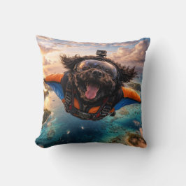 Funny Cockapoo Gift | Flying Dog Cushion Kissen
