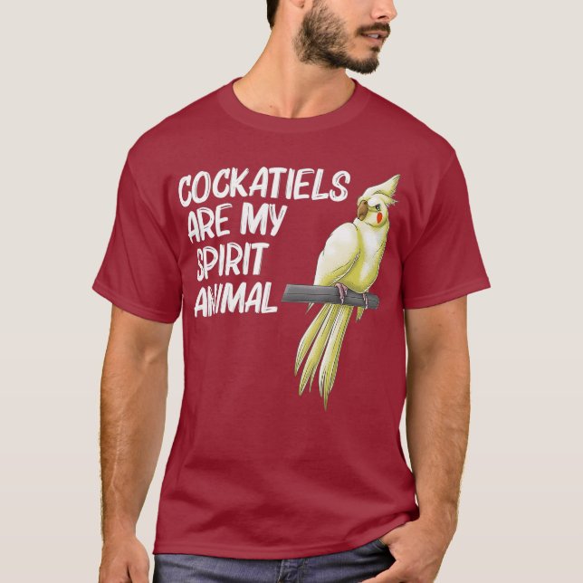 Funny Cockatiel Geschenk für Männer Frauen Vogelpa T-Shirt (Vorderseite)