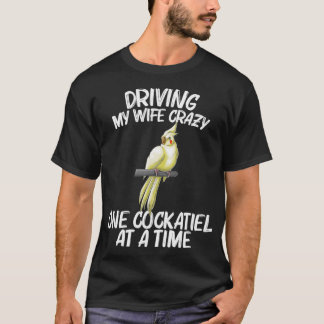 Funny Cockatiel Geschenk für Men Boys Bird Papagei T-Shirt