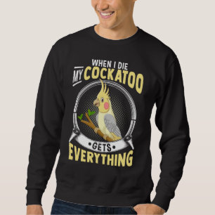 Funny Cockatoo Freundschaftsangebot Parrot Bird Lo Sweatshirt