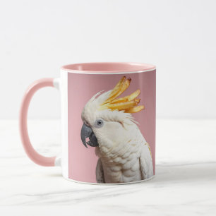 Funny Cockatoo mit französischem Wappen Tasse