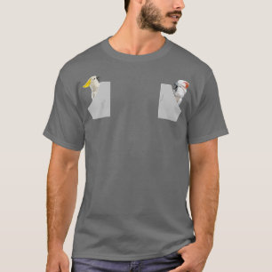 Funny Cockatoo Shirt Niedlich Pocket Cockatoo Papa