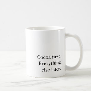 Funny Cocoa Lover Weihnachtsfeiertag Introvertiert Kaffeetasse