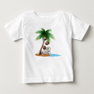 Funny Coconut Chaos - Humorvolle Palme Tree Baby T-shirt