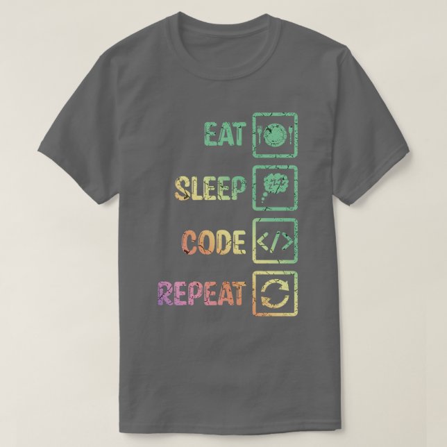 Funny Coder Programmierer Software-Entwicklerangeb T-Shirt (Design vorne)