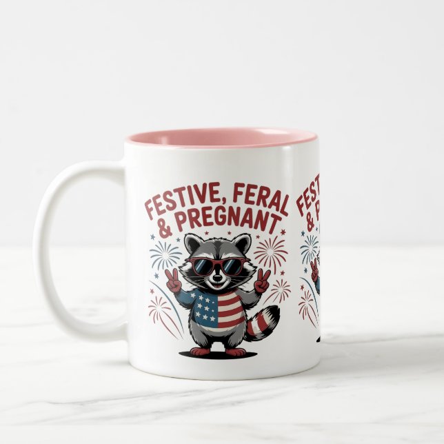 Funny Coffe Tasse für schwangere (Links)
