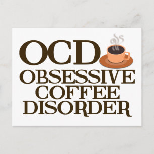Funny Coffee Addict Postkarte