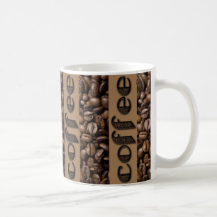 Funny Coffee Beans Typografy Coffee Love Mug Tasse