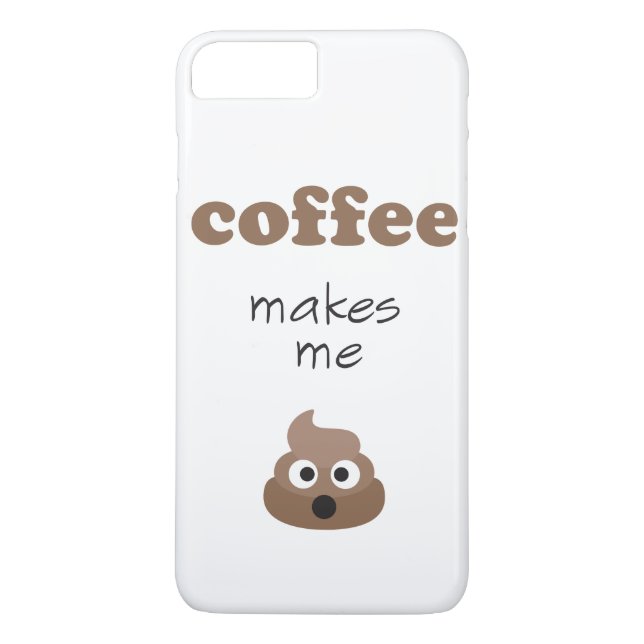 Funny coffee kacke mich zum Emoji-Satz Case-Mate iPhone Hülle (Rückseite)