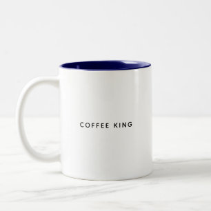 Funny Coffee King Breakfast Kaffee Tasse