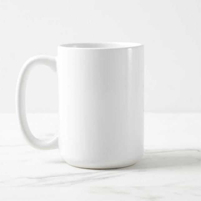 Funny Coffee Lover Cartoon Design Kaffeetasse (Links)