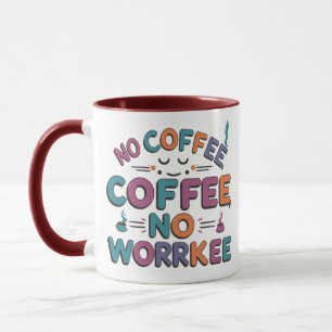 Funny Coffee Lover Combo Tasse