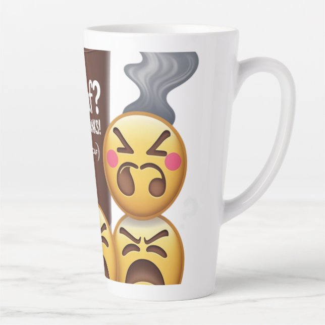 Funny Coffee Lover Latte Tasse (Rechts)