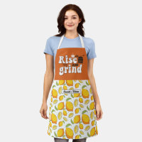 Funny Coffee Lover Rise and Grind Lemon Muster
