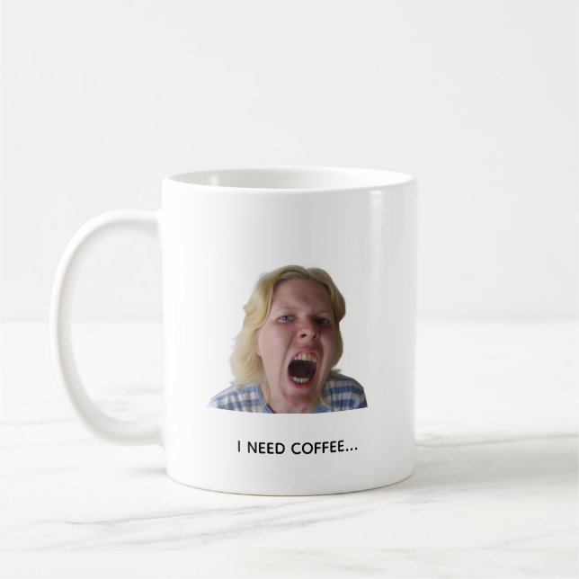 Funny Coffee Meme Mug Bathroom Humor Kaffeetasse (Links)