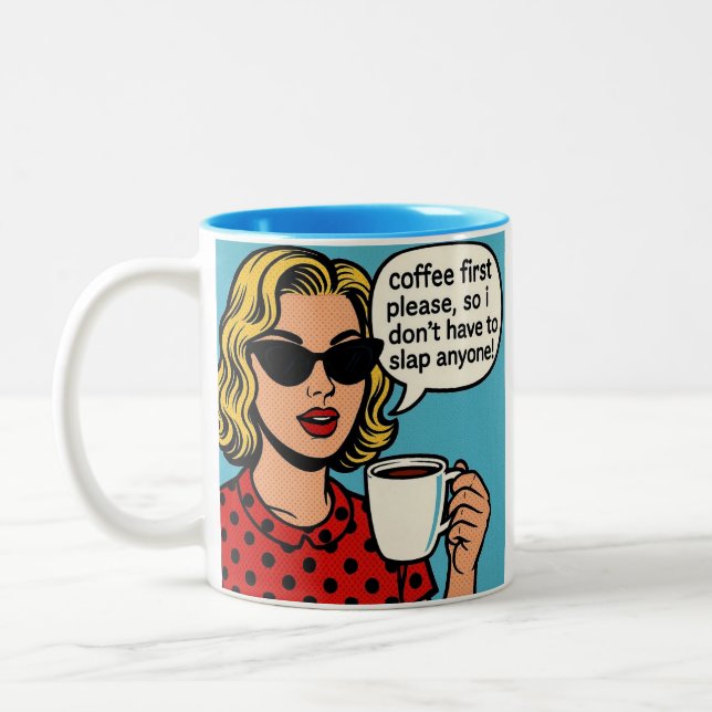 Funny coffee mug  zweifarbige tasse (Links)