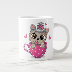 Funny Coffee Mugs - Jumbo Tasse - Niedliches Dog A