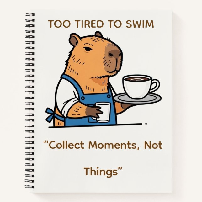 Funny Coffee Notes Book Notizbuch (Vorderseite)