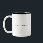 Funny Coffee Queen Breakfast Tasse Kaffee<br><div class="desc">Freuen Sie sich auf eine individuelle und individuelle Tasse dieser Funny Coffee Queen Breakfast Coffee. Die Optionen Bearbeiten und Farbe stehen zur Verfügung.</div>