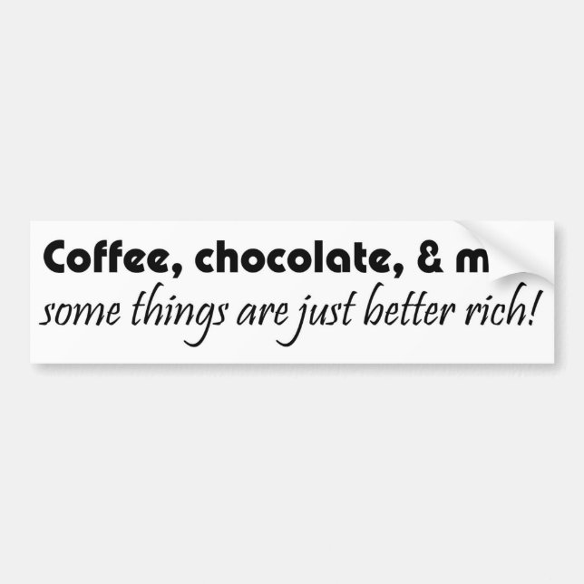 Funny coffee quote gift ideas bumpersticker ohrfei autoaufkleber (Vorne)
